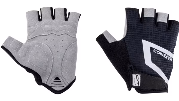 CON-TEC TRIPSTER SUMMER GLOVES S Size black/neored