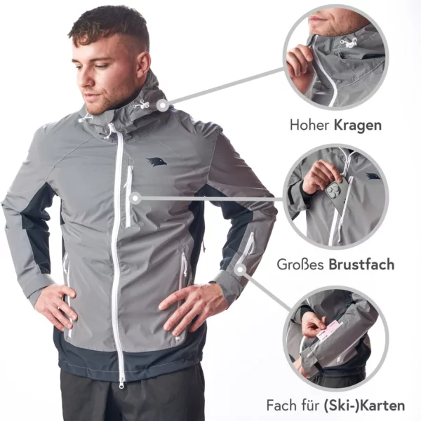 Reflektierende Funktionsjacke - Herren – Bild 5