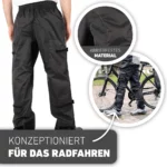 ULTIMATE BIKE PANT | Reflektierend & Wasserdicht | UNISEX – Bild 4