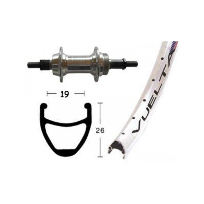 Bike-Parts Hinterrad 28 x 1.75 Zoll mit Schraubkranz