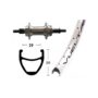 Bike-Parts Hinterrad 28 x 1.75 Zoll mit Schraubkranz