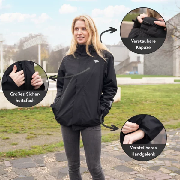 3in1 Smart Jacket - Wasserdichte Jacke mit Fleece Zipp-In - Damen – Bild 8