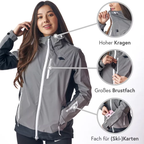 Reflektierende Funktionsjacke - Damen – Bild 4