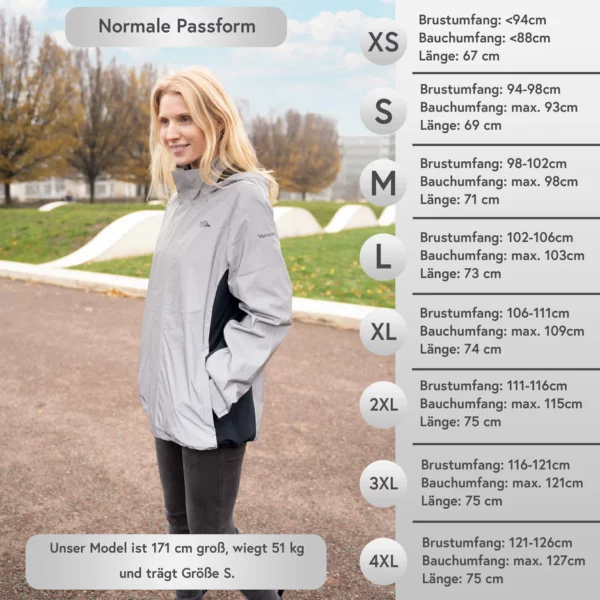 3in1 Smart Jacket - Wasserdichte Jacke mit Fleece Zipp-In - Damen – Bild 5