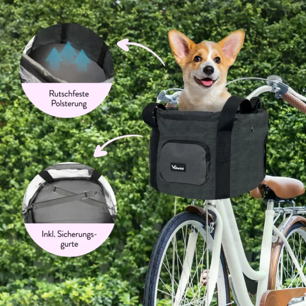 Fahrradkorb für Hunde - Medium – Bild 3