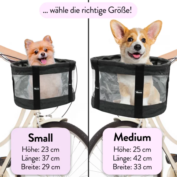 Fahrradkorb für Hunde - Medium – Bild 7