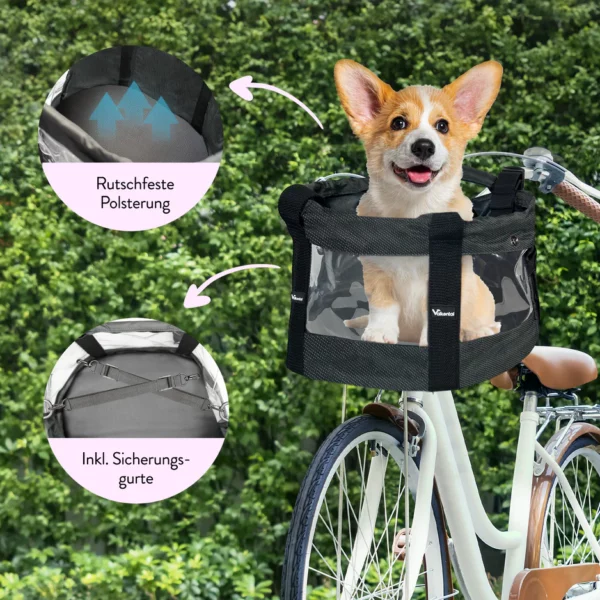 Fahrradkorb für Hunde - Medium – Bild 8