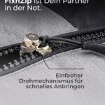 FixnZip - Reißverschluss Reparatur Zipper für ausgewählte Modelle - Größe: Medium – Bild 2
