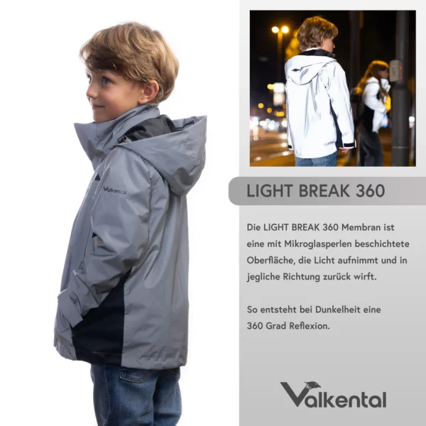 3in1 Smart Jacket - Reflektierende Jacke mit Fleece Zipp-In für Jungen & Mädchen – Bild 2