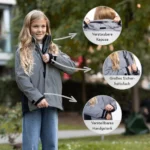3in1 Smart Jacket - Reflektierende Jacke mit Fleece Zipp-In für Jungen & Mädchen – Bild 5
