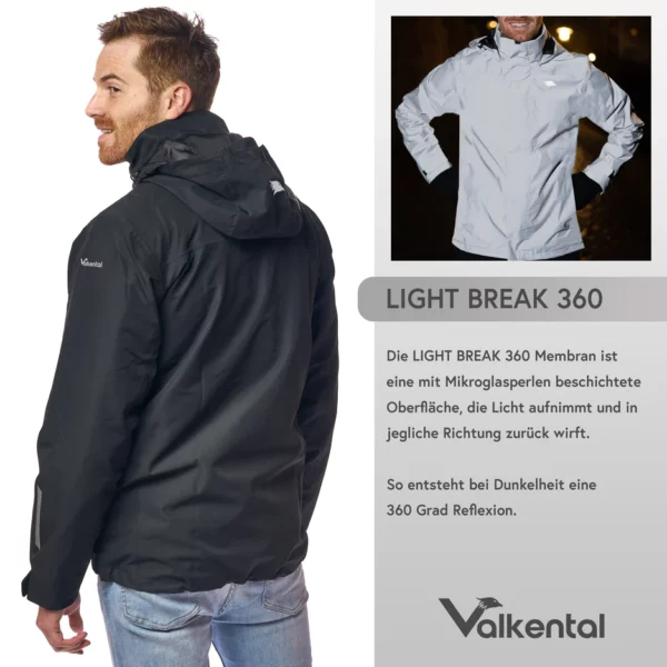 3in1 Smart Jacket - Wasserdichte Jacke mit Fleece Zipp-In - Herren – Bild 7