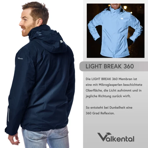 3in1 Smart Jacket - Wasserdichte Jacke mit Fleece Zipp-In - Herren – Bild 10