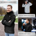 3in1 Smart Jacket - Wasserdichte Jacke mit Fleece Zipp-In - Herren – Bild 8