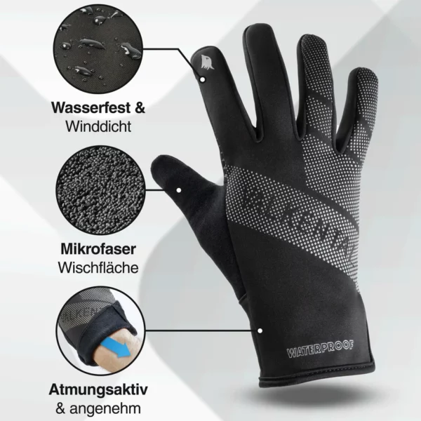 GloRider V2 Flex - Wasserfester Übergangshandschuh mit Grip – Bild 2