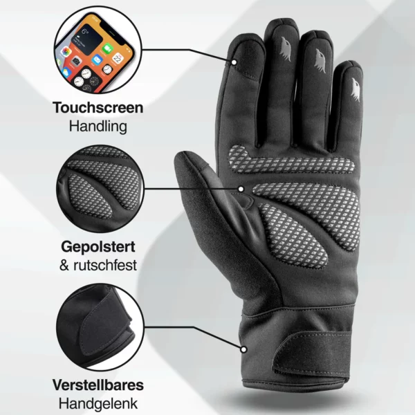 GloRider V2 Flex - Wasserfester Übergangshandschuh mit Grip – Bild 3