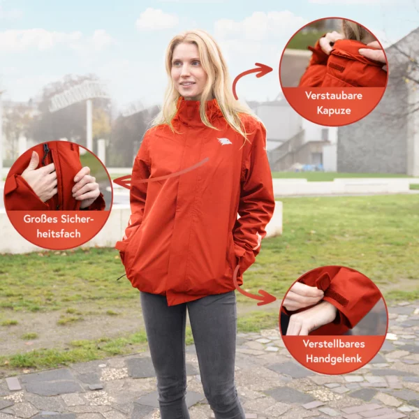 3in1 Smart Jacket - Wasserdichte Jacke mit Fleece Zipp-In - Damen – Bild 11