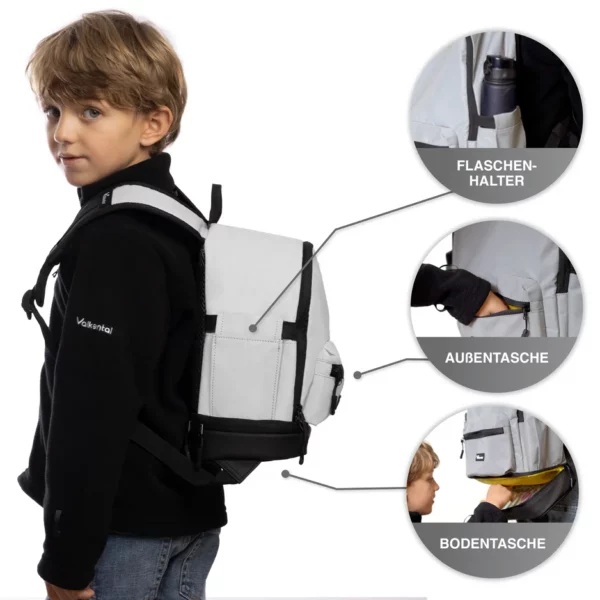 Reflektierender Kinderrucksack für Schule und Kindergarten – Bild 5
