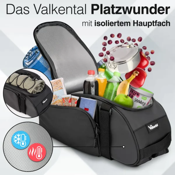 Trunk Bag - Aufliegende Gepäckträgertasche mit Rucksackfunktion – Bild 4