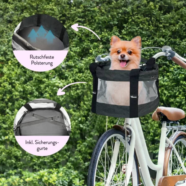 Fahrradkorb für Hunde - Small – Bild 8